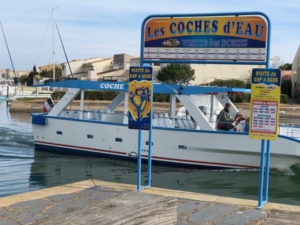 Cap Capistol Studio Le Cap D'Agde Vue Port エクステリア 写真