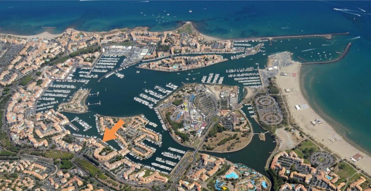 Cap Capistol Studio Le Cap D'Agde Vue Port エクステリア 写真